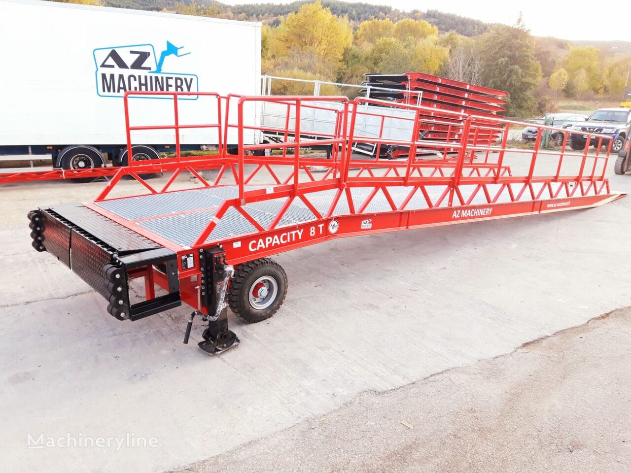 new AZ-Machinery EASY XL-OTC loading dock ramp